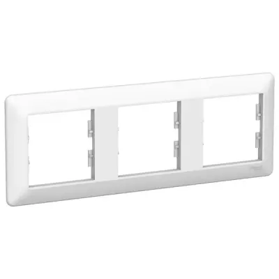 EPH5805321 - Asfora Em 3-gang Horizontal Frame White - Schneider Electric