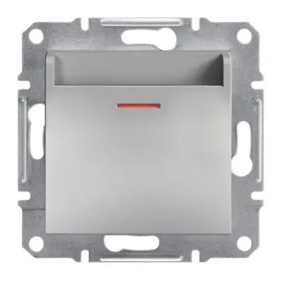 EPH6300561 - Key Card Switch W/o Insert W/o Frame, Al - Schneider Electric