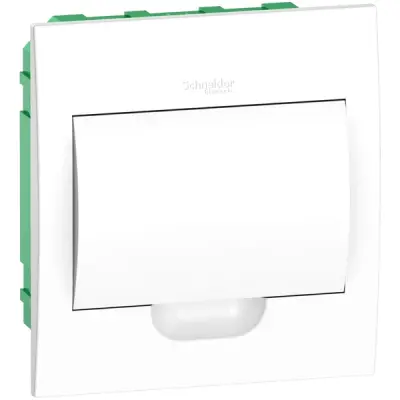 EZ9E108P0F - Flush Enclosure 8m Plain Door - Schneider Electric