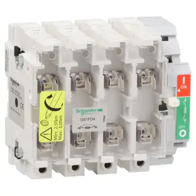 GS1FD4 - Sw Discon Fuse Swi Body 14x51 50a 4p - Schneider Electric