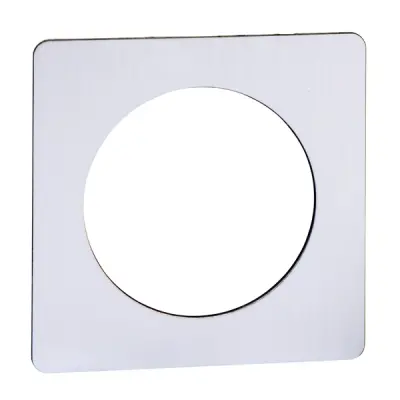 KZ18 - 45x45 Hdl Silv Face Plate - Schneider Electric