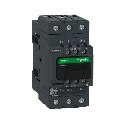 LC1D40AM7 - Tesys D Contactor 3p Ac3 40a 220v Ac Coi - Schneider Electric