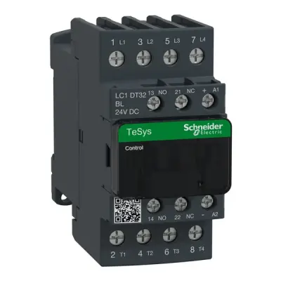 LC1DT32BL - 4p Contactor 32a Ac-1 24v - Schneider Electric