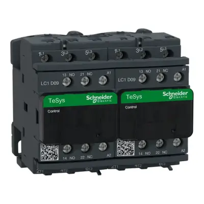 LC2D09FE7 - Rev Magnetic Contactr 9a 440v Ac3 Tp115v - Schneider Electric