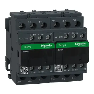 LC2D25F7 - Rev Magnetic Contctr 25a 440v Ac3 Tp110v - Schneider Electric