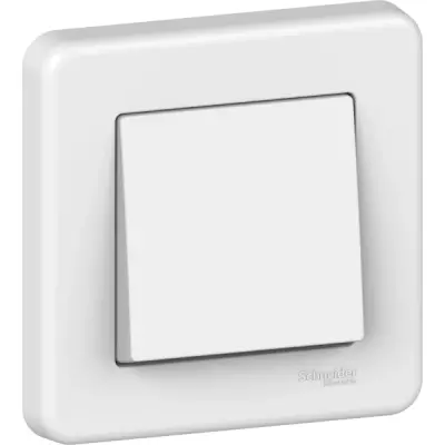LNA0700321 - Leona Push-button White - Schneider Electric