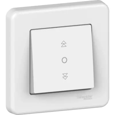 LNA1300521 - Leona Roller Blind Switch White - Schneider Electric