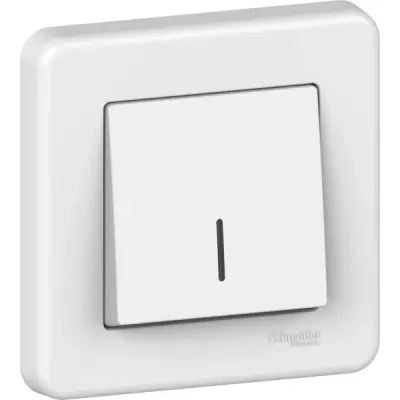 LNA1500321 - Leona 2-way Switch W/ Locator Lamp White - Schneider Electric