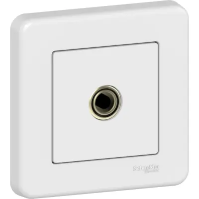 LNA3200121 - Tv Socket Outlet Ending(passage) White - Schneider Electric