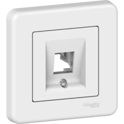 LNA4301121 - Leona Data Socket Cover White - Schneider Electric