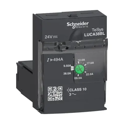 LUCA38BL - Std Control Cl10 3ph 9,5-38a 24vdc - Schneider Electric
