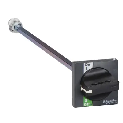 LV428941 - Front Rotary Handle Ins 40..160 - Black - Schneider Electric