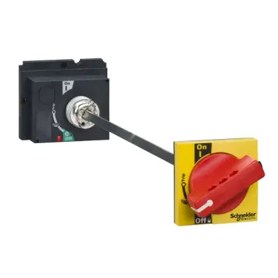 LV429340 - Extended Red-yellow Rotary Handle - Schneider Electric