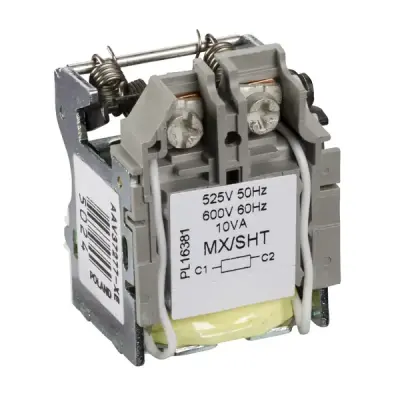 LV429389 - Mx 525v 50hz 600v 60hz Shunt Release Ns - Schneider Electric