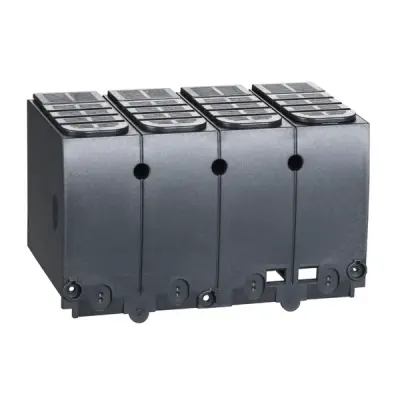 LV432594 - Long Terminal Shield - 4 Poles - Pitch 4 - Schneider Electric