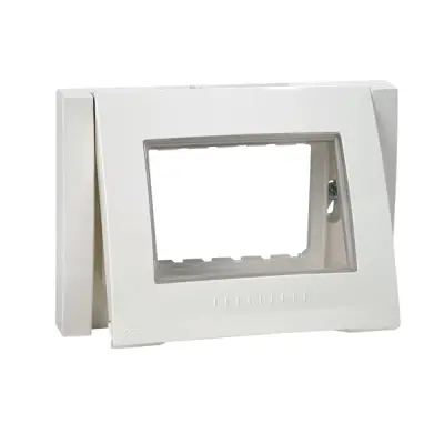 MGU11.103.25 - Unica Plus Cover Frame 3m Ip55 Ivory - Schneider Electric