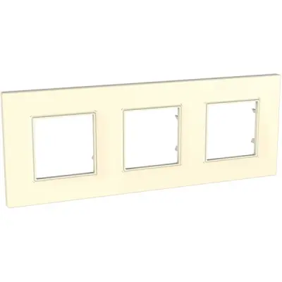 MGU2.706.25 - Unica Quadro 3g Frame Ivory - Schneider Electric