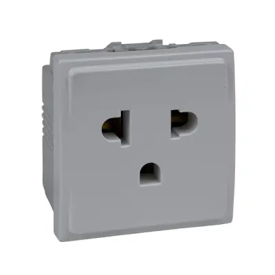 MGU3.041.18 - Unica Eu/us Socket-out. 2m White - Schneider Electric