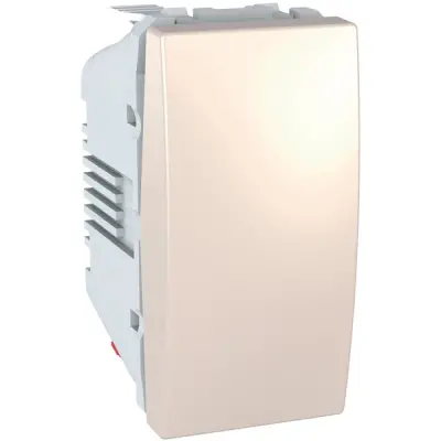 MGU3.101.25 - Unica One-way Switch 1m Ivory - Schneider Electric