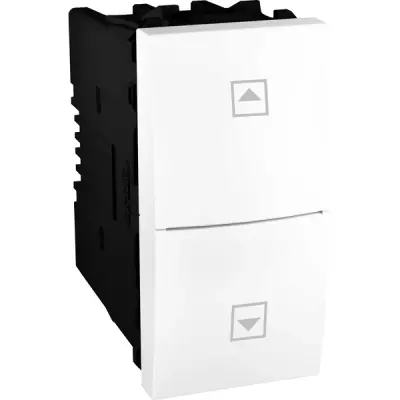 MGU3.107T.18 - Unica Blind Push-button 1m White - Schneider Electric