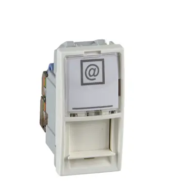 MGU3.424.25 - Unica Rj45 Data Socket Cat6 Utp 1m Ivory - Schneider Electric