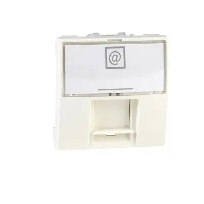 MGU3.425.25 - Unica Rj45 Data Socket Cat6 Utp 2m Ivory - Schneider Electric