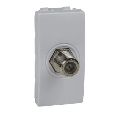 MGU3.468.18 - Unica Tv/sat Socket F-conn. 1m White - Schneider Electric