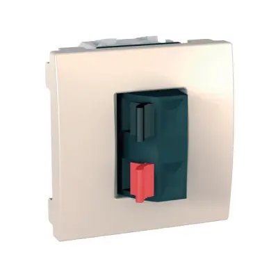 MGU3.486.25 - Unica Loudspeaker Socket 2m Ivory - Schneider Electric