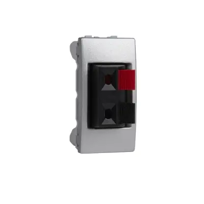 MGU3.487.30 - Unica Loudspeaker Socket 1m Alum - Schneider Electric