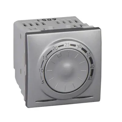 MGU3.503.30 - Kat Termostatı - 2 Modül - Aluminyum - Schneider Electric