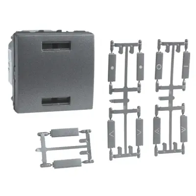 MGU3.530.12 - Knx Unica Top P-b 1g Graphite - Schneider Electric
