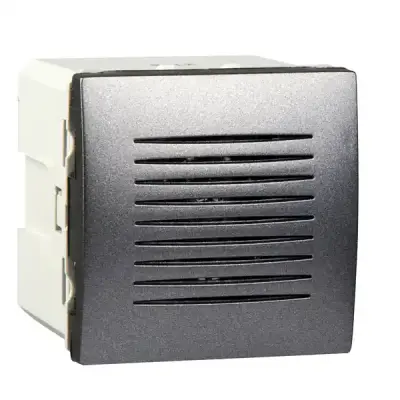 MGU3.786.12 - Unica Electronic Doorbell 2m Graphite - Schneider Electric