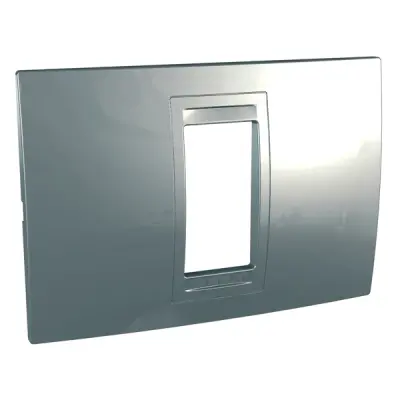 MGU4.101.60 - Unica Allegro Frame 1m Dull Silver - Schneider Electric