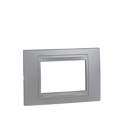 MGU4.103.30 - Unica Allegro Frame 3m Aluminium - Schneider Electric