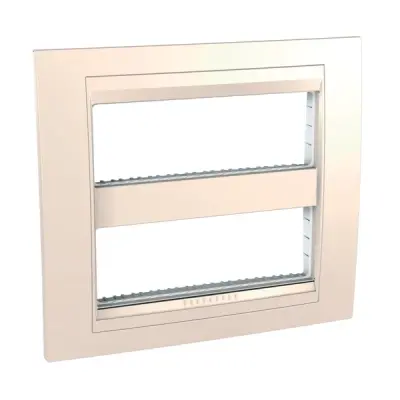 MGU48.426.25 - Unica Plus Frame 2x6m Ivory - Schneider Electric