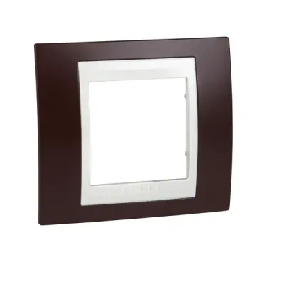 MGU6.002.572 - Unica Plus 1g Frame Garnet-ivory - Schneider Electric