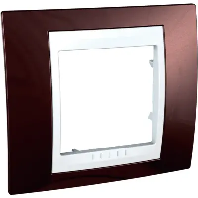 MGU6.002.851 - Unica Plus 1g Frame Terrakota-white - Schneider Electric