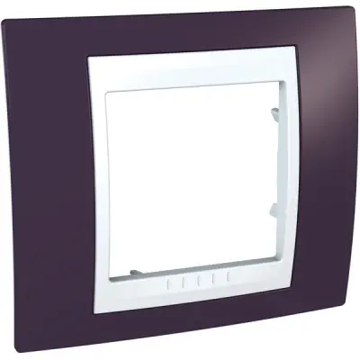 MGU6.002.872 - Unica Plus 1g Frame Garnet-white - Schneider Electric