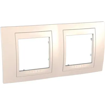 MGU6.004.25 - Unica Plus 2g Frame Ivory - Schneider Electric