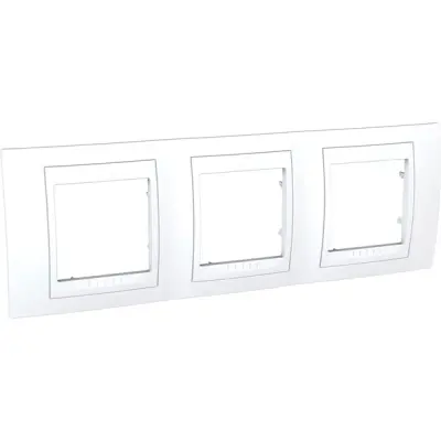 MGU6.006.18 - Unica Plus 3g Frame White - Schneider Electric