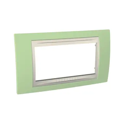 MGU6.104.563 - Dört Modül Çerçeve - Verde/fildişi - Schneider Electric