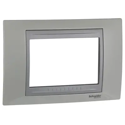 MGU66.103.092 - Unica Top 4g Frame Top White-alum - Schneider Electric