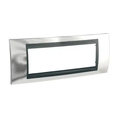 MGU66.106.210 - Unica Top 4g Frame Bright Chrome-graphit - Schneider Electric