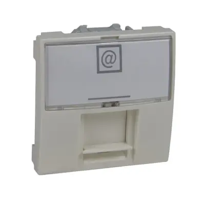 MGU9.460.25 - Unica Rj45 Cover Universal 2m Ivory - Schneider Electric