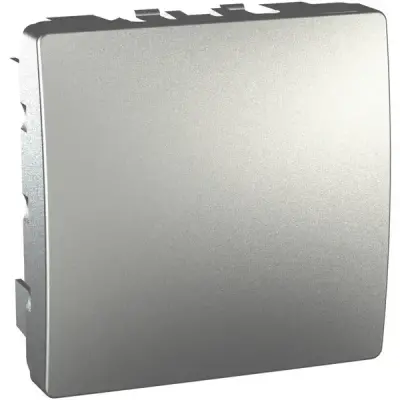 MGU9.866.30 - Unica Blind Cover Plate 2m Alum - Schneider Electric