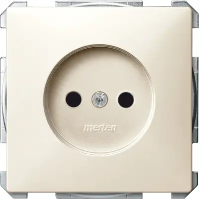 MTN2000-4044 - Merten Sys-d S.o. W/o Earthing White - Schneider Electric
