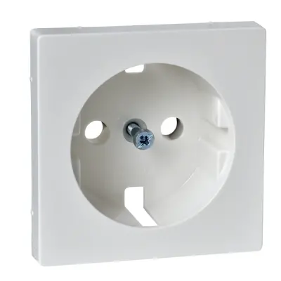 MTN2331-0319 - Merten Sys-m Side-e. S.o. Plate Plr Wht - Schneider Electric