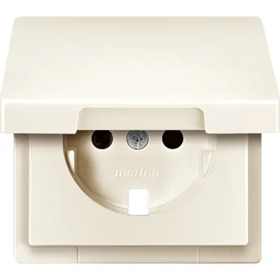 MTN2340-4044 - Mrtn Sysd Side-e So W/shtr&lid Plate Wht - Schneider Electric