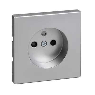 MTN2530-0460 - Merten Sysm Pin-e So W/shttr Plate Alum - Schneider Electric