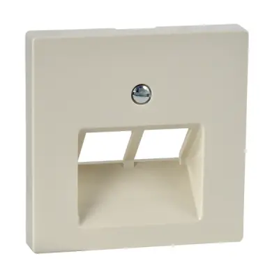 MTN296144 - Merten Sys-m 2xrj45 Insert Plate White - Schneider Electric